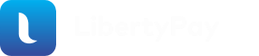 liberty pay logo with white text